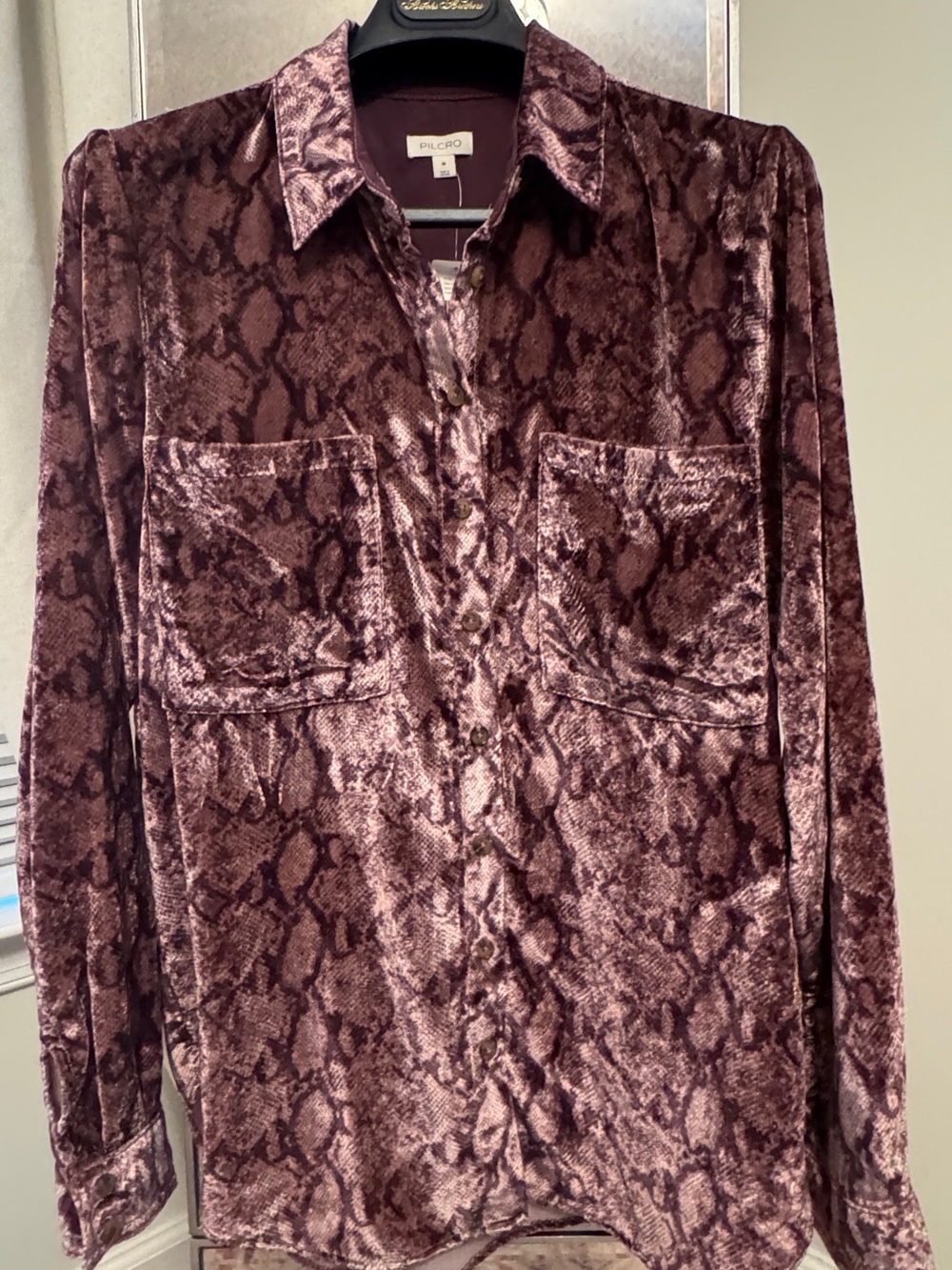 Pilcro Velvet Shirt